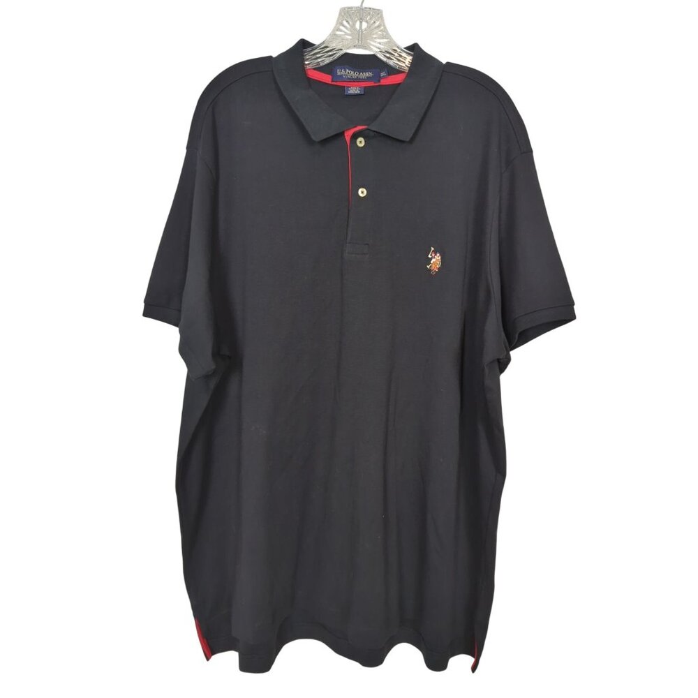 U.S. POLO ASSN Luxury feel‎ short sleeve black Mens size 2XL